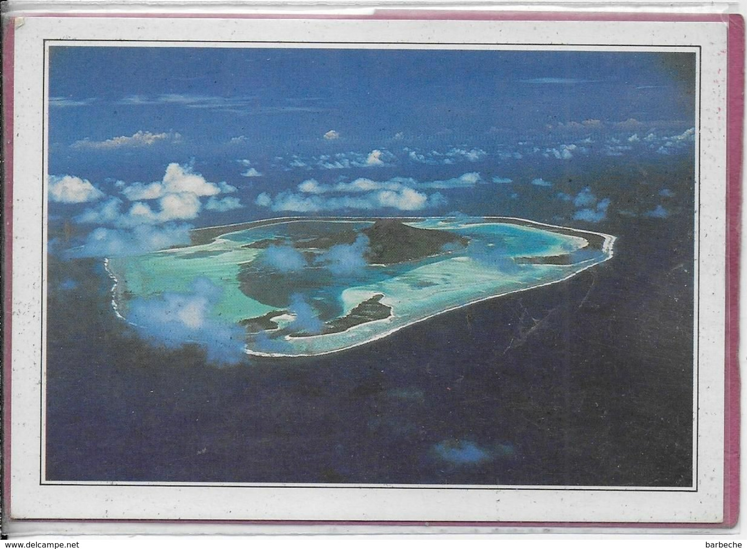 POLYNESIE-FRANÇAISE  - Maupiti L' Ile Vue D' Avion - Polinesia Francesa