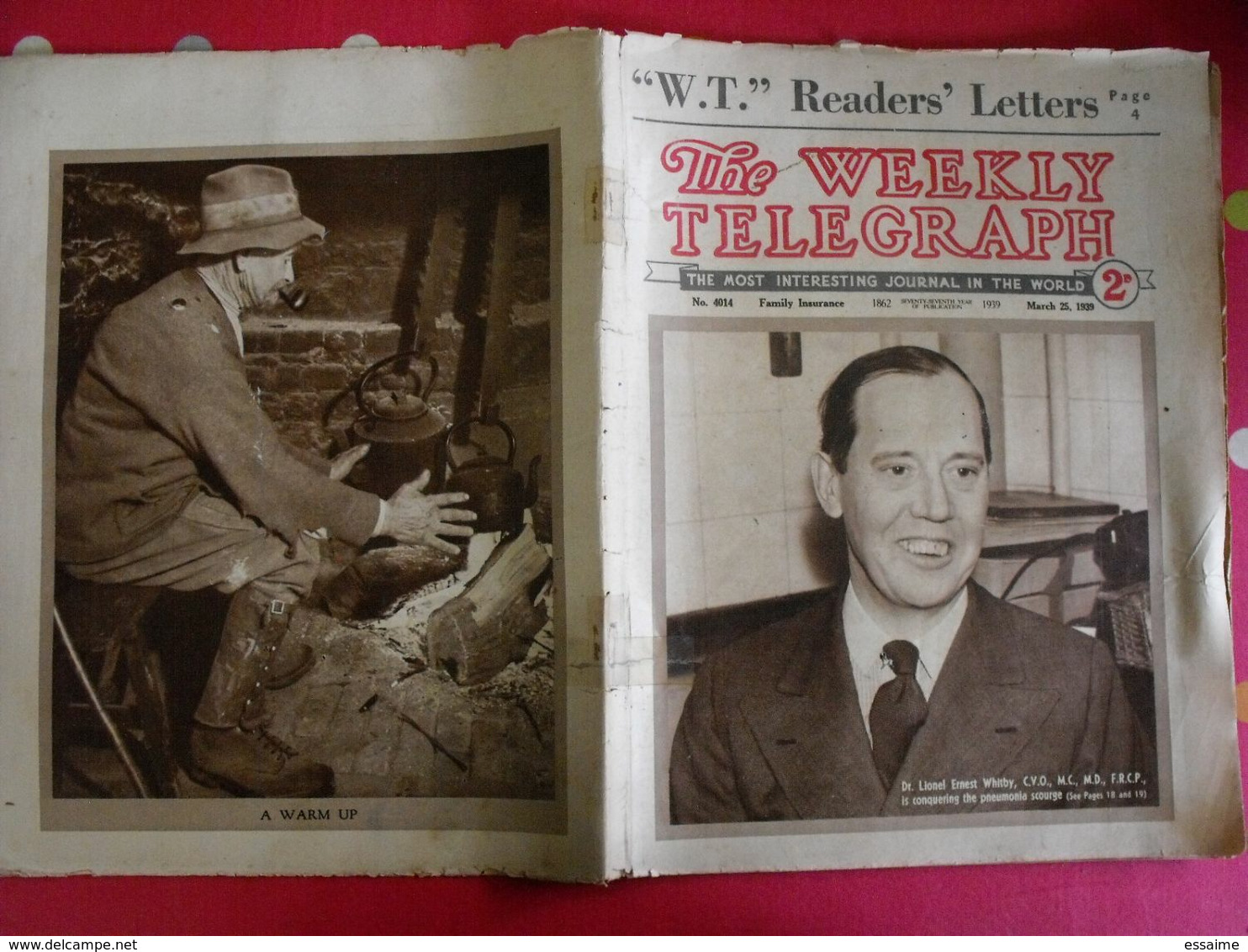 The Weekly Telegraph. 1939. 16 Numéros Juste Avant-guerre - Novedades/Actualidades