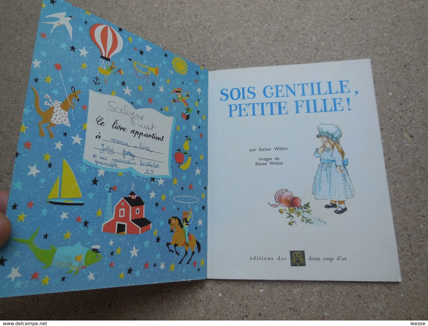 Un Petit Livre D'or, Sois Gentille, Petite Fille! 1966 De Eloise Wilkin, Esther Burns Wilkin, Rare.......4B0820 - Autres & Non Classés