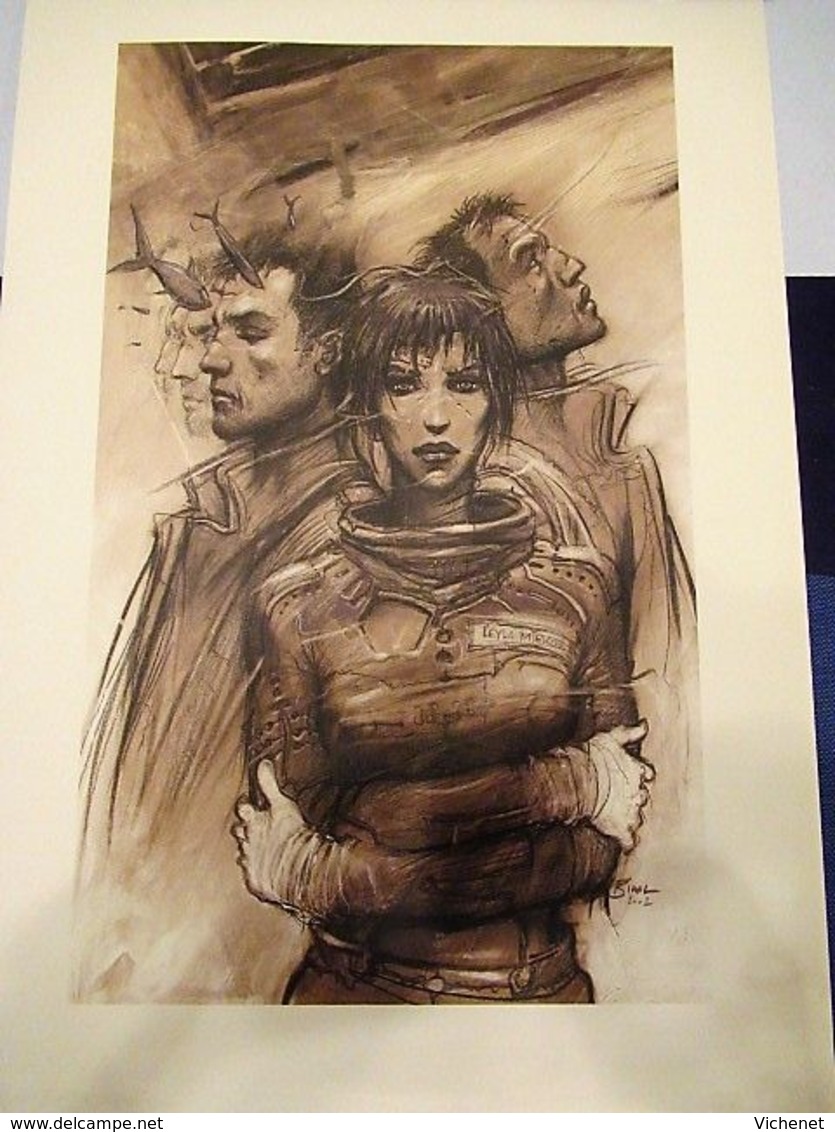 Enki Bilal - Poster (60x40 Cm) - Screen Printing & Direct Lithography