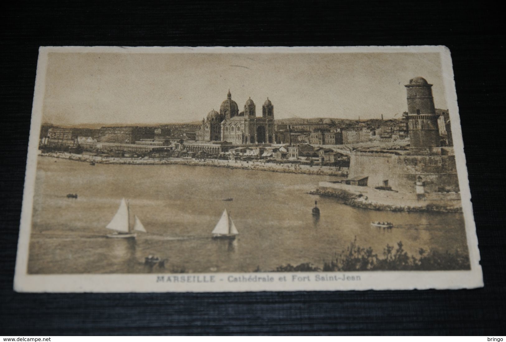 17687-           MARSEILLE, CATHÉDRALE ET FORT SAINT-JEAN - 1937 - Puerto Viejo (Vieux-Port), Saint Victor, Le Panier