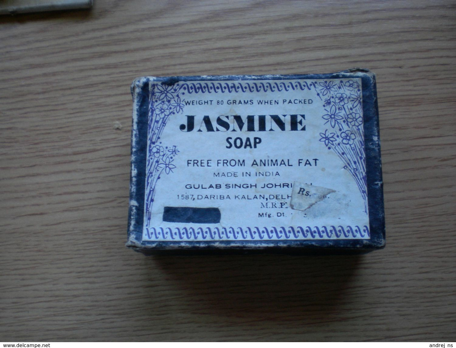 Old Cardboard Box Jasmine Soap India - Boîtes/Coffrets