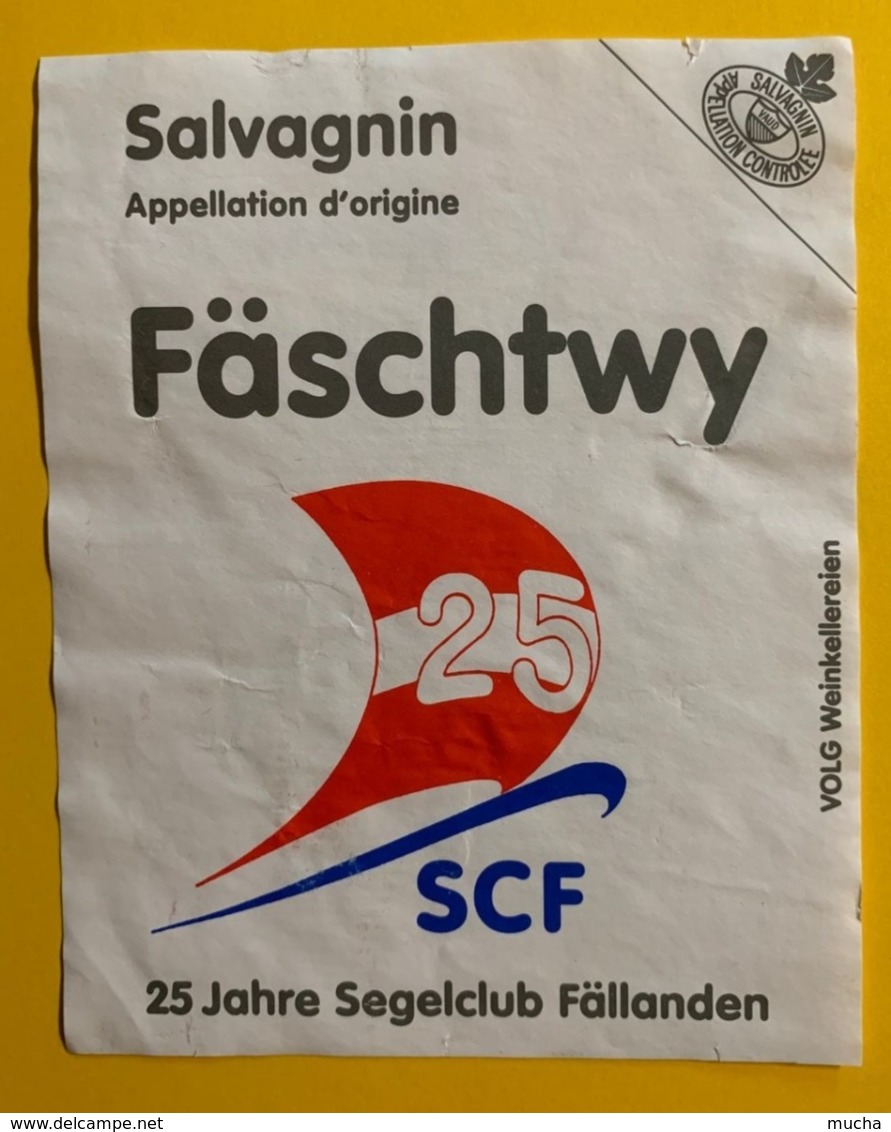 15486 -  Fäschtwy 25 Jahre Segelclub Fällanden Salvagnin - Bateaux à Voile & Voiliers