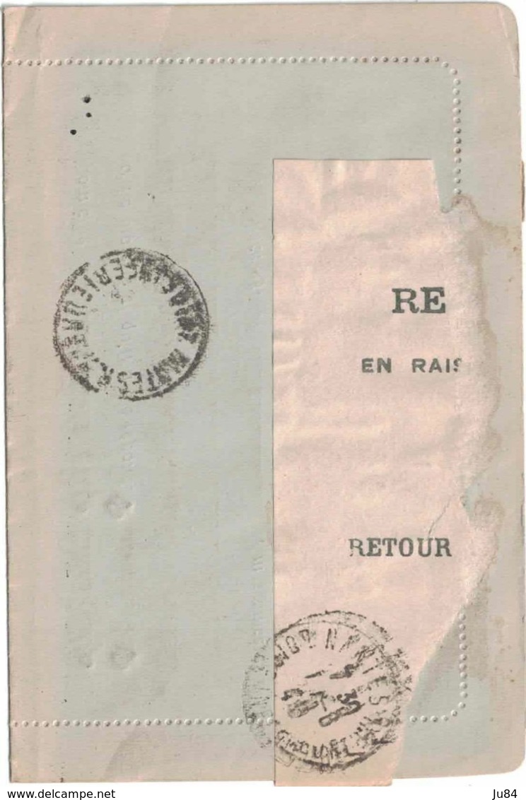 France - Lorraine - Carte Lettre Recommandée Pour Nantes - 29 Mai 1940 - Valentin Le Batard - Tarifas Postales