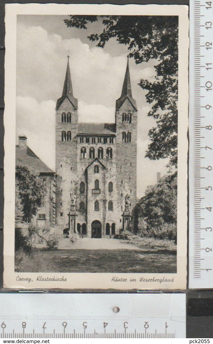 Höxter Klosterkirche Corvey Ungelaufen 1957( AK 1329 )  Günstige Versandkosten - Höxter