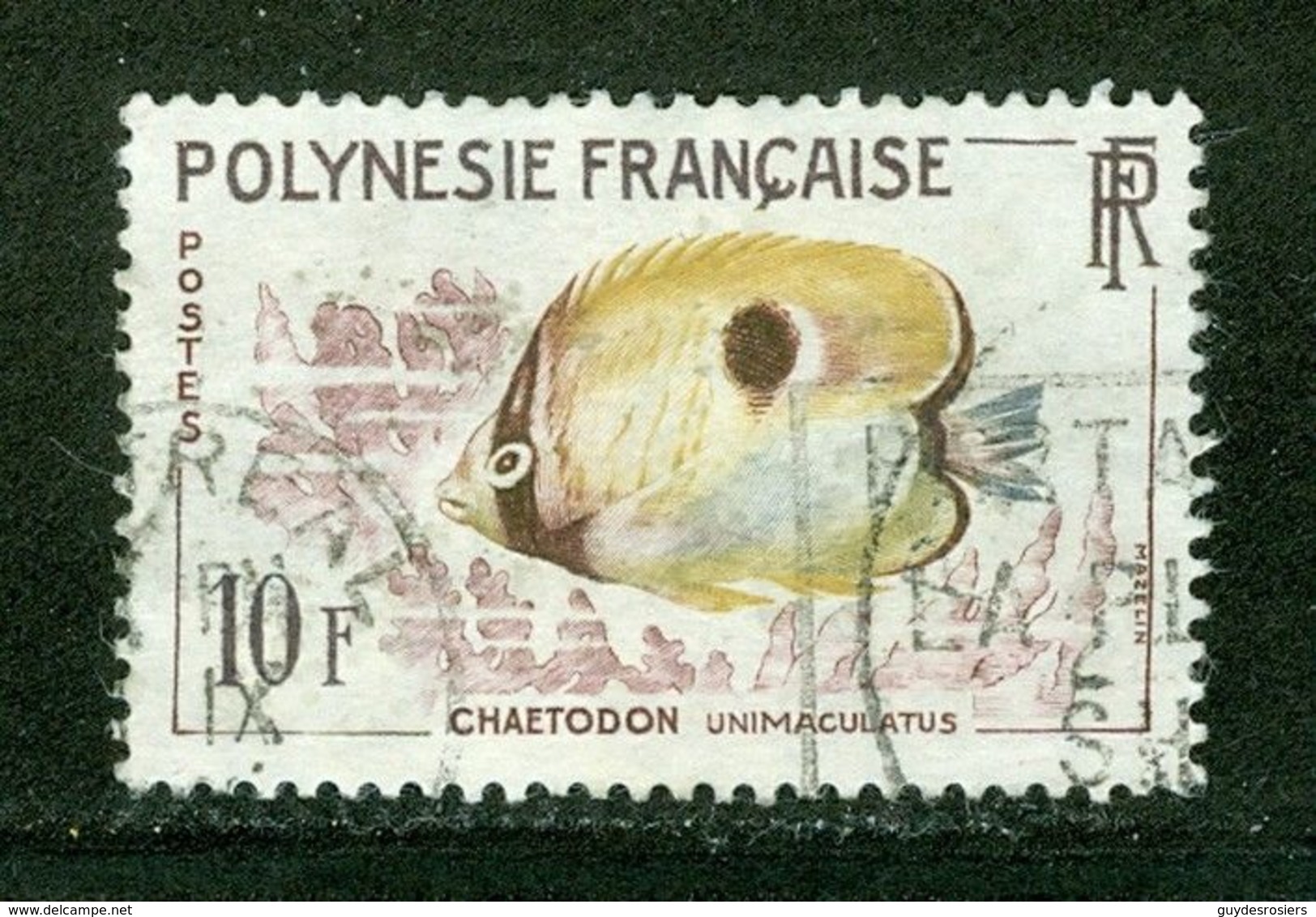 Poisson; Polynésie Française / French Polynesia; Scott # 200; Usagé (3353) - Oblitérés