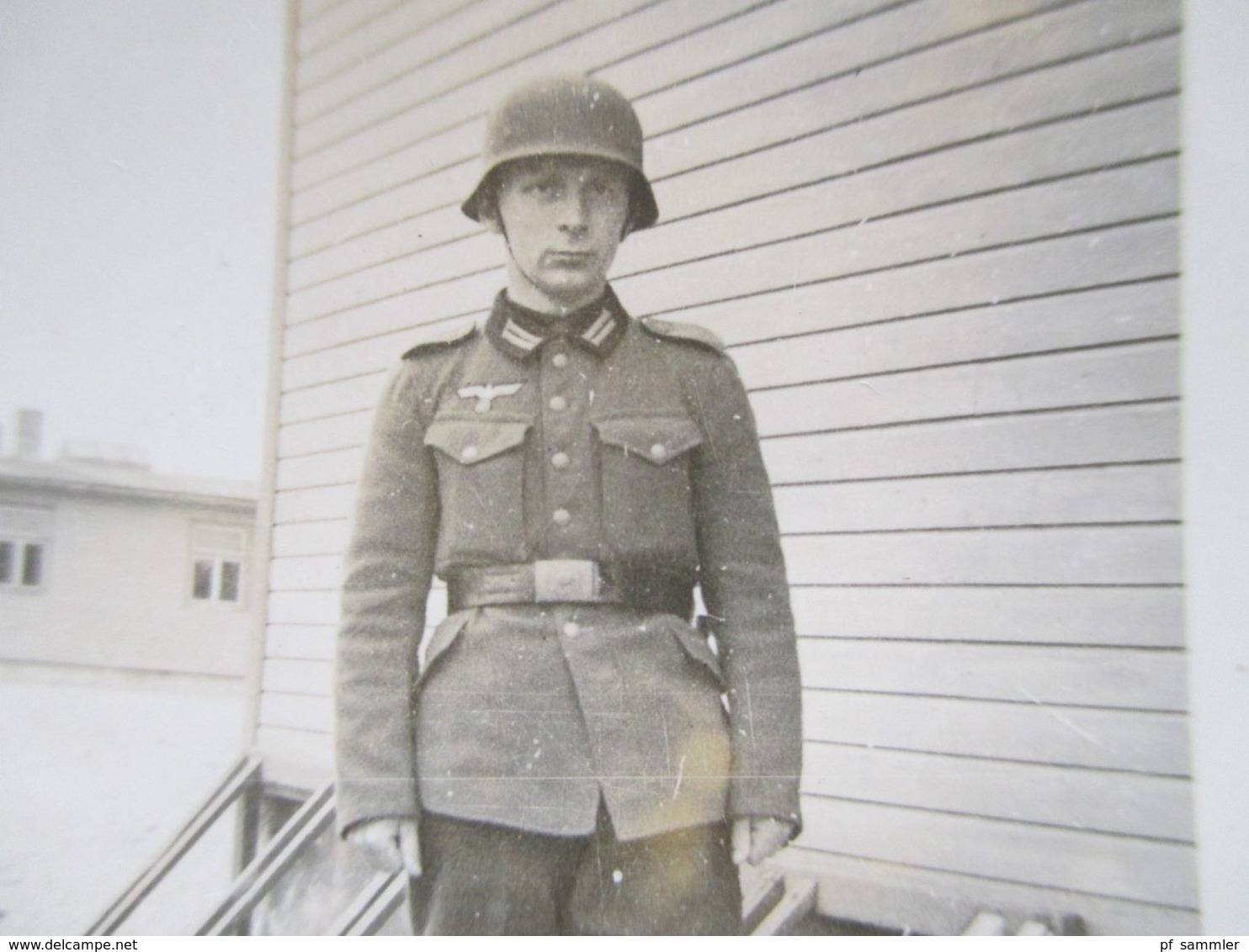 2.Weltkrieg Kleines Foto Um 1940 Junger Soldat In Uniform Braunschweig - War, Military