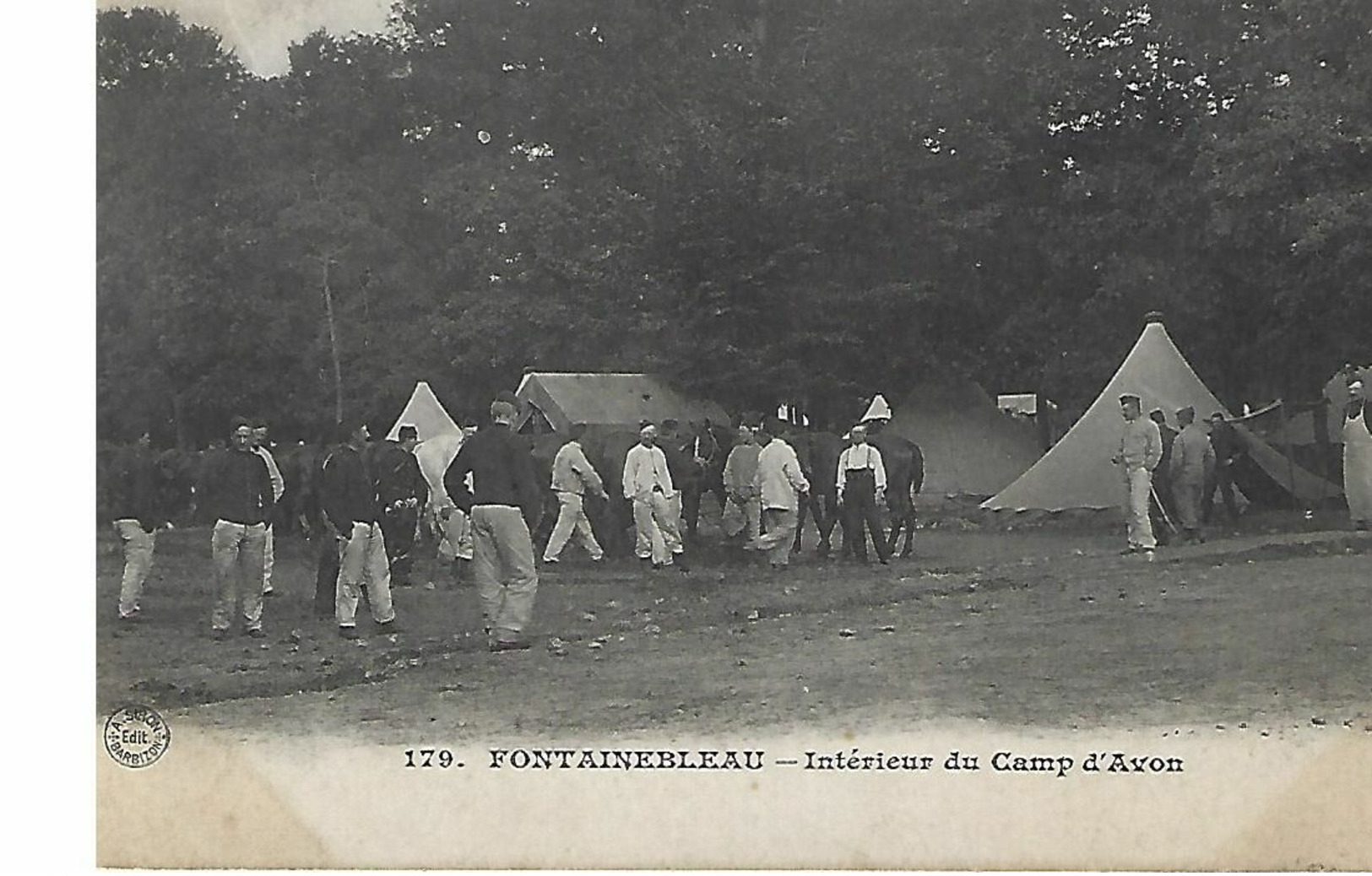 Fontainebleau-interieur Du Camp D'avon - Caserme