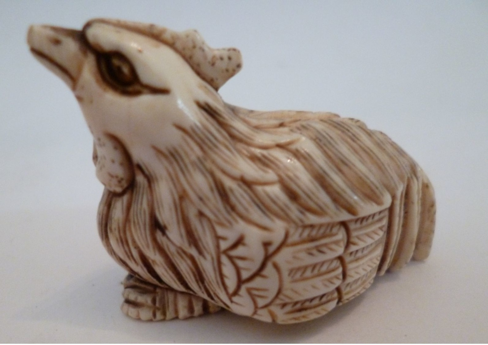 NETSUKE POULE JAPON Meiji - Art Asiatique