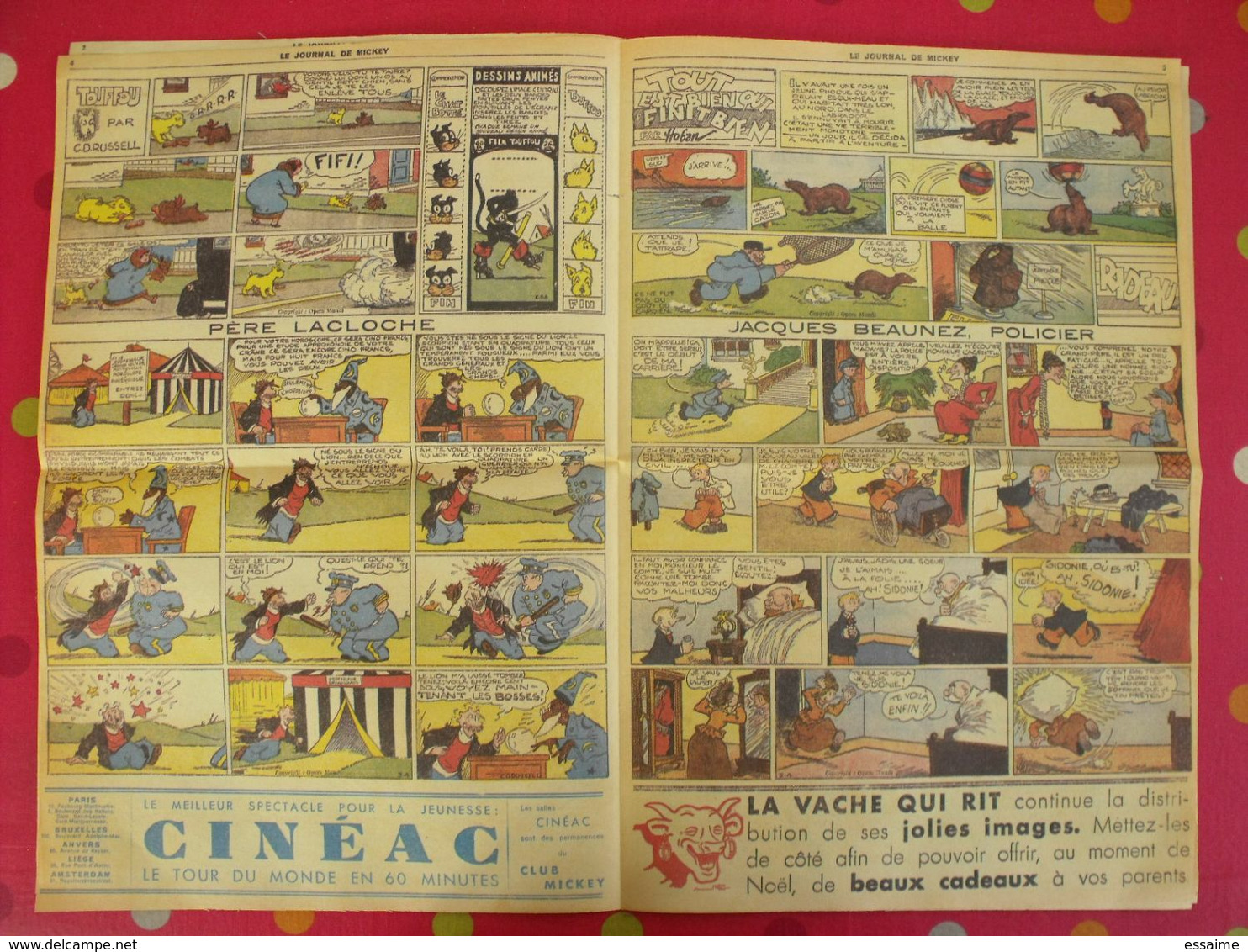 Le Journal De Mickey N° 1 Du 21 Octobre 1934. Fac-similé Supplément Au N° 2500. - Journal De Mickey