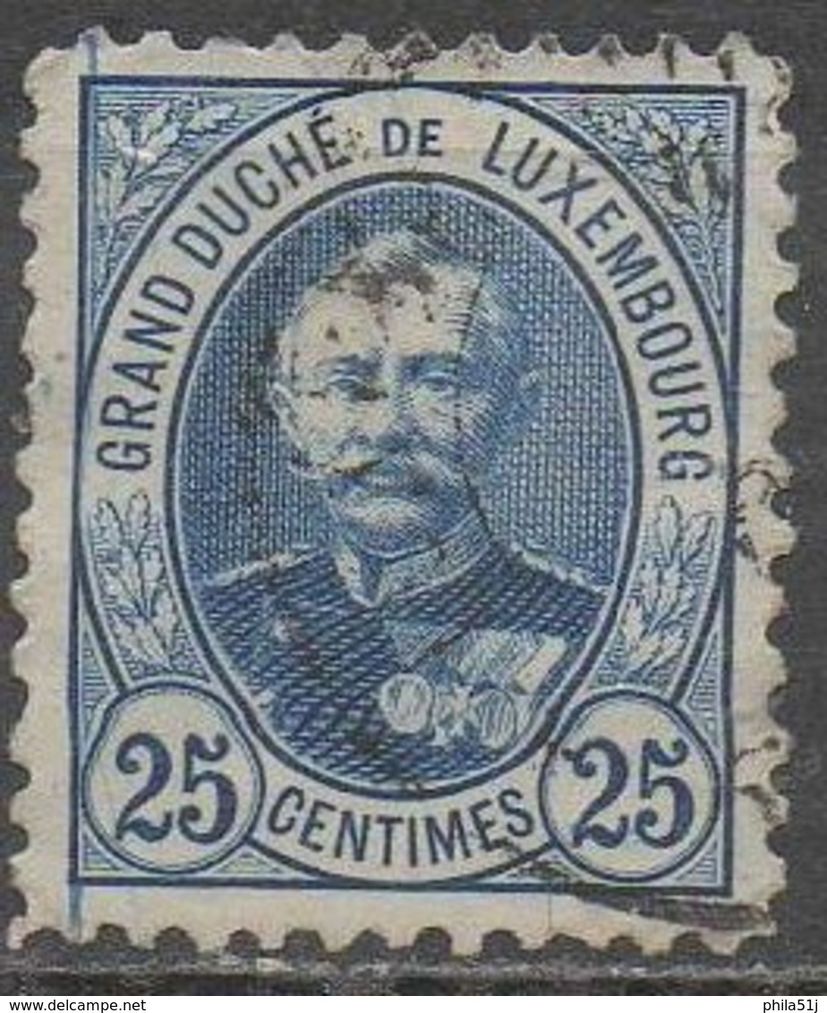 LUXEMBOURG  __N°62__ OBL VOIR SCAN - 1891 Adolphe De Face