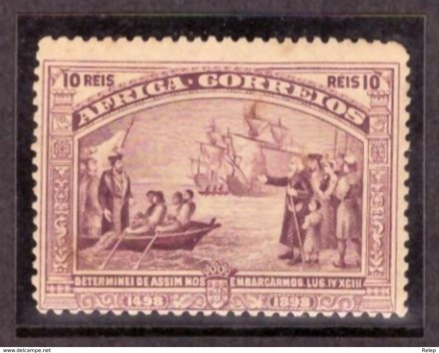 Africa Portuguesa  1898 - IV Cent Descoberta Do Caminho Marítimo Para A India N° 3 / 10Rs - Ver Scan - - Portugees-Afrika