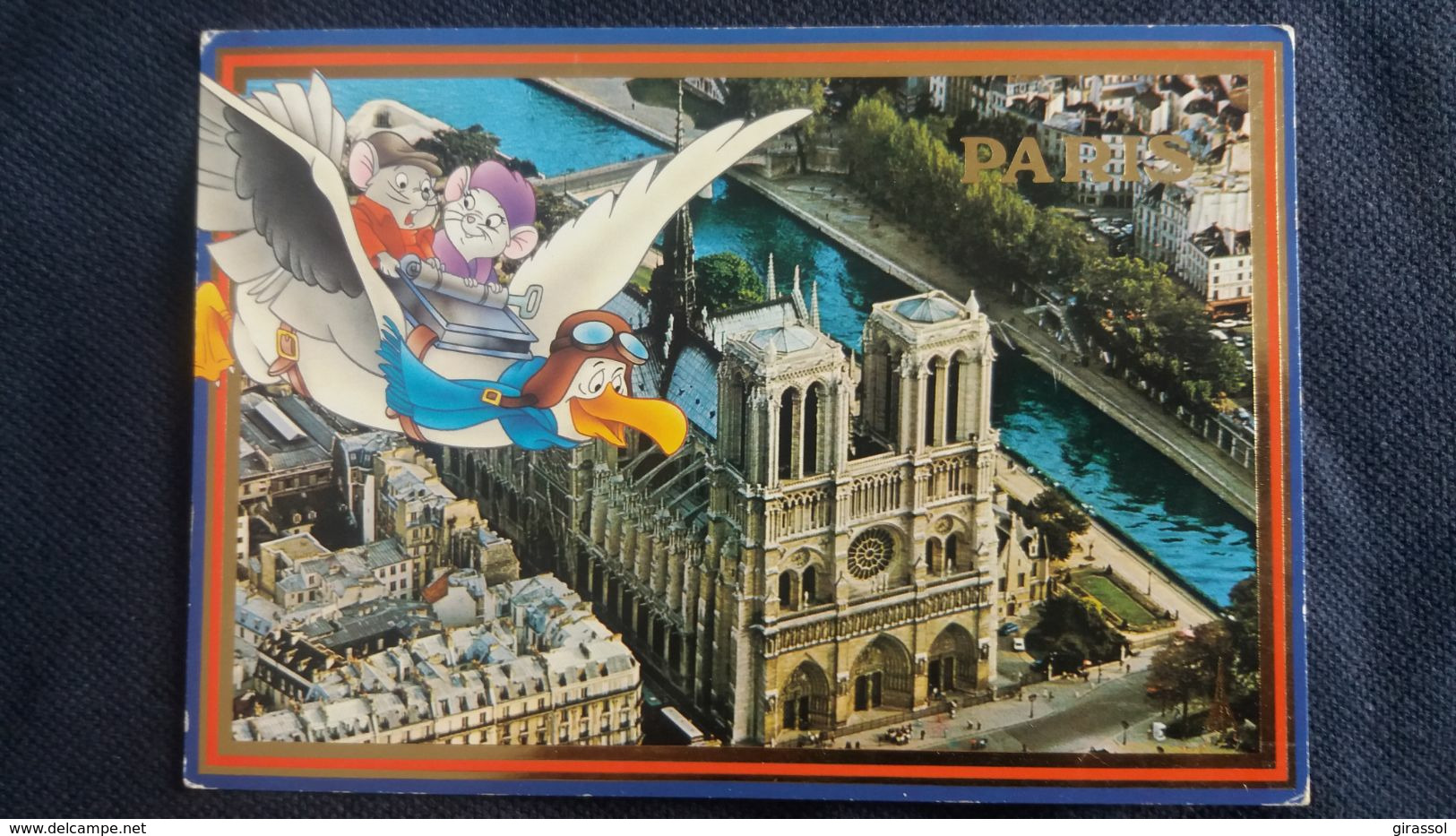 CPM WALT DISNEY NOTRE DAME BERNARD ET BIANCA PORTES PAR L ALBATROS ORVILLE - Other & Unclassified