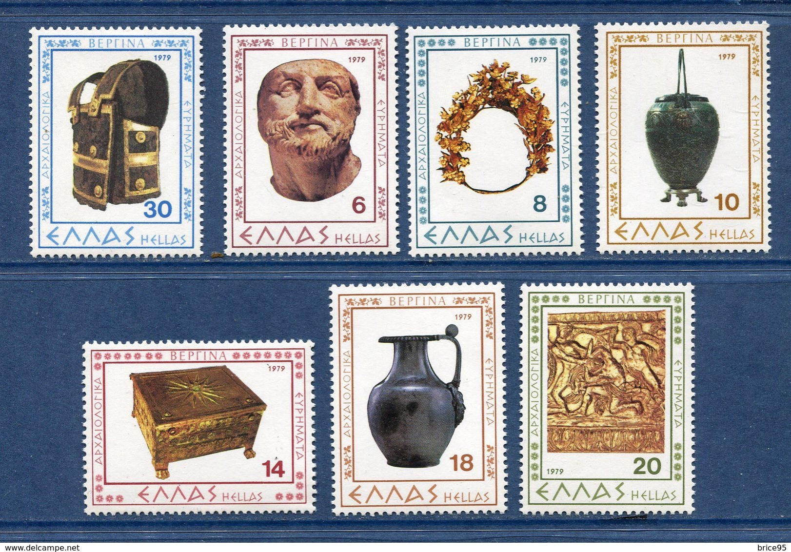 Grèce - YT N° 1343 à 1349 - Neuf Sans Charnière - 1979 - Unused Stamps