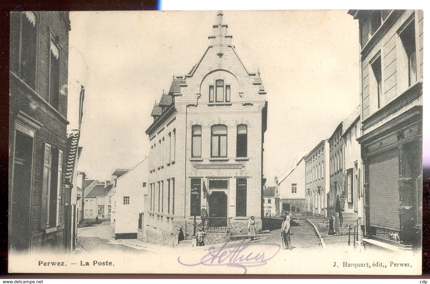 Cpa Perwez  1905   Poste - Perwez