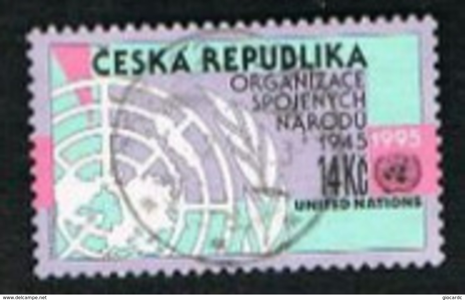 REP. CECA (CZECH REPUBLIC) - SG 114 - 1995  O.N.U. ANNIVERSARY  -   USED - Gebraucht