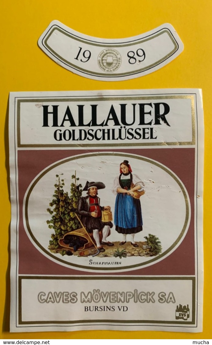 15495 - Hallauer Goldschlüssel 1989 Schaffausen Trachten - Trajes