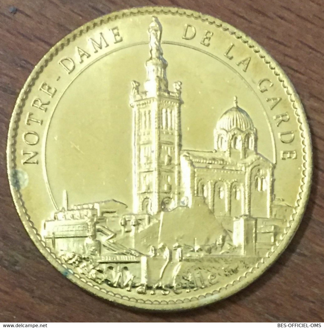 13 MARSEILLE NOTRE-DAME DE LA GARDE 800 ANS AB 2015 MÉDAILLE ARTHUS BERTRAND JETON TOURISTIQUE MEDALS TOKENS COINS - 2015