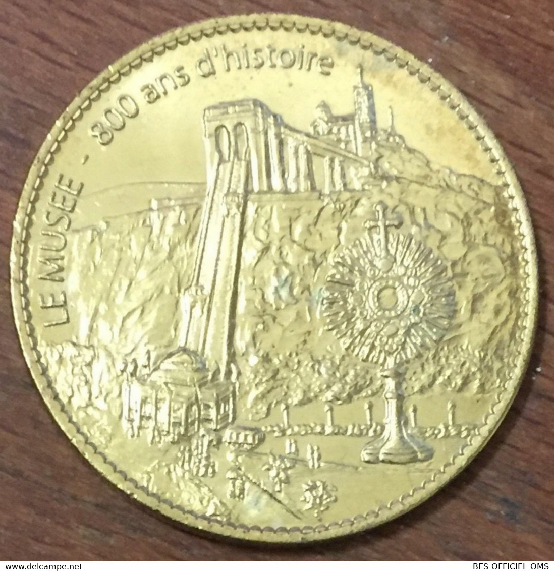 13 MARSEILLE NOTRE-DAME DE LA GARDE 800 ANS AB 2015 MÉDAILLE ARTHUS BERTRAND JETON TOURISTIQUE MEDALS TOKENS COINS - 2015