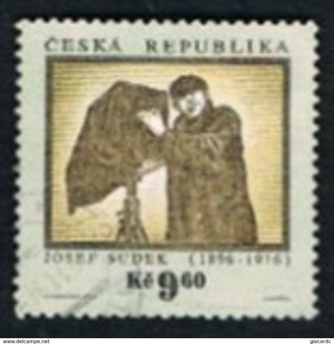 REP. CECA (CZECH REPUBLIC) - SG 123 - 1996 J. SUDEK, PHOTOGRAPHER  -   USED - Usados