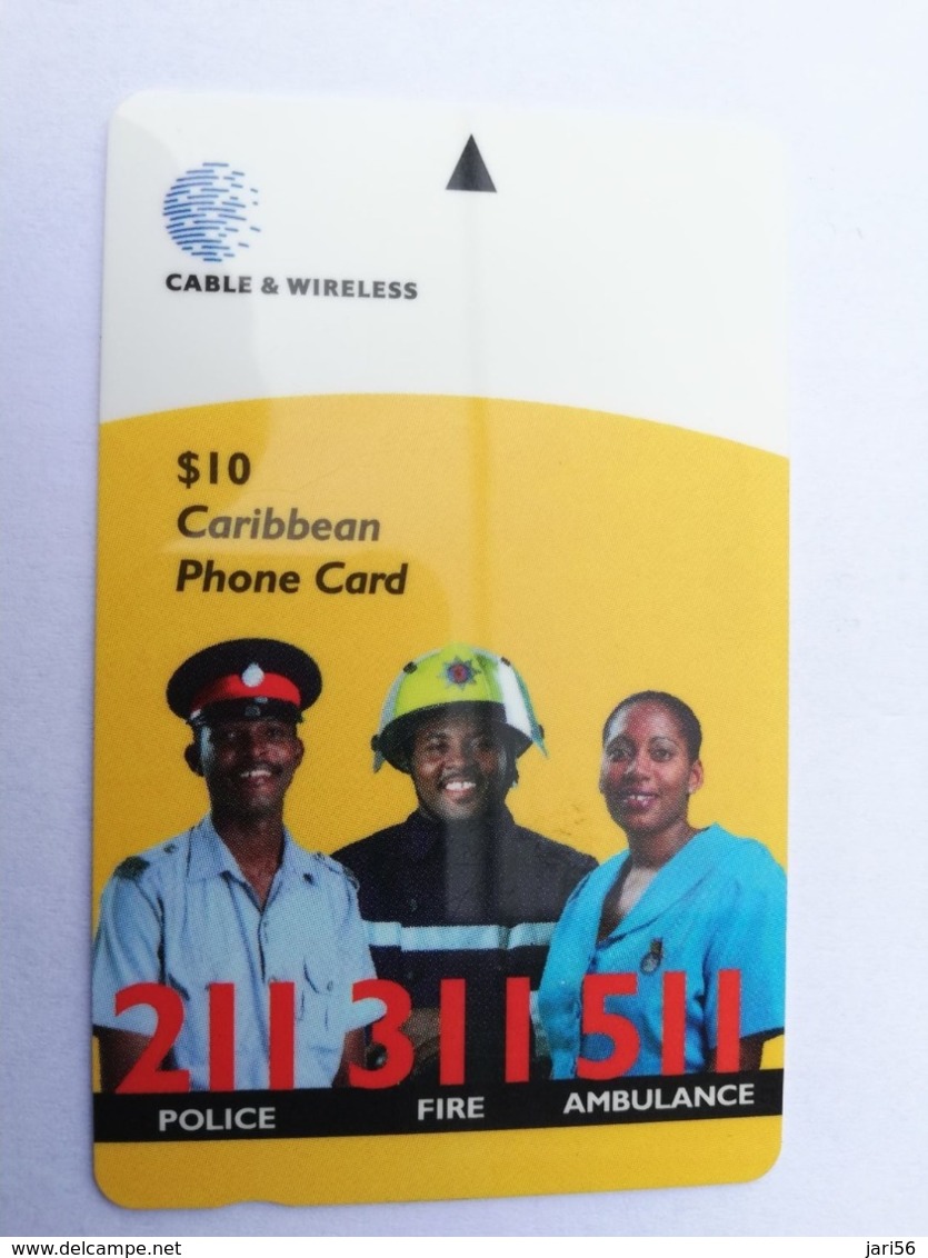 BARBADOS   $10-  Gpt Magnetic     BAR-333A  333CBDA    ALARM  211,311,511       Very Fine Used  Card  ** 2924** - Barbados (Barbuda)