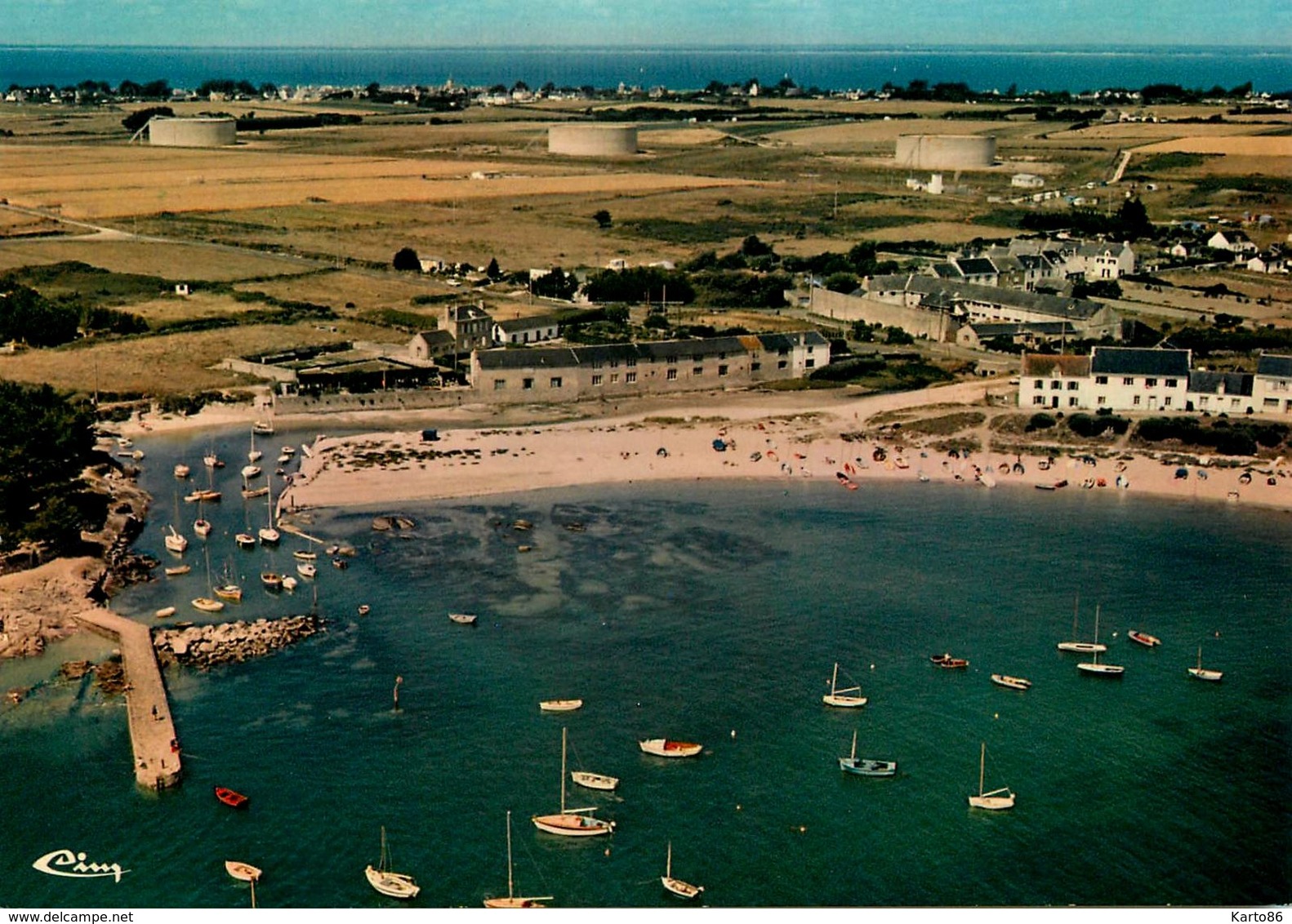 Lérat * Vue Aérienne Et Le Port * Piriac Sur Mer Et La Turballe * éditeur Cim N°A Ci. 297-101 - Piriac Sur Mer