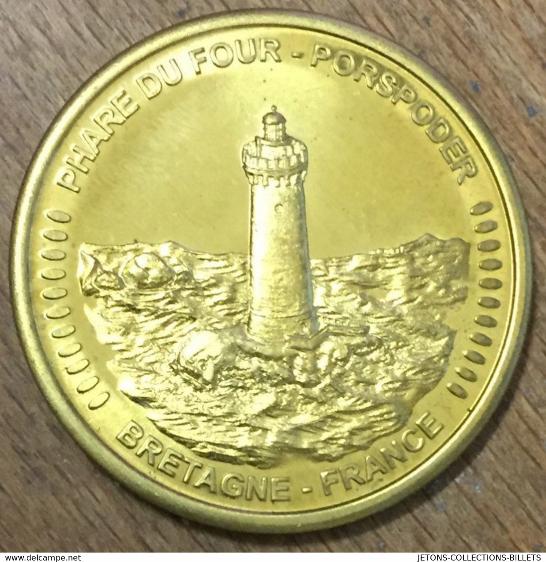 29 PHARE DU FOUR BRETAGNE AMMF MÉDAILLE SOUVENIR 45 MM JETON TOURISTIQUE MEDALS TOKENS COINS - Altri & Non Classificati