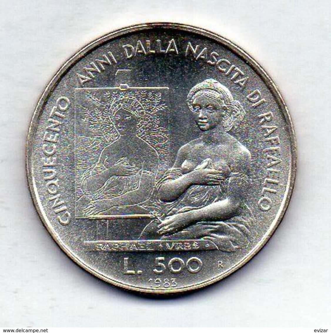 SAN MARINO, 500 Lire, Silver, Year 1983, KM #154 - San Marino