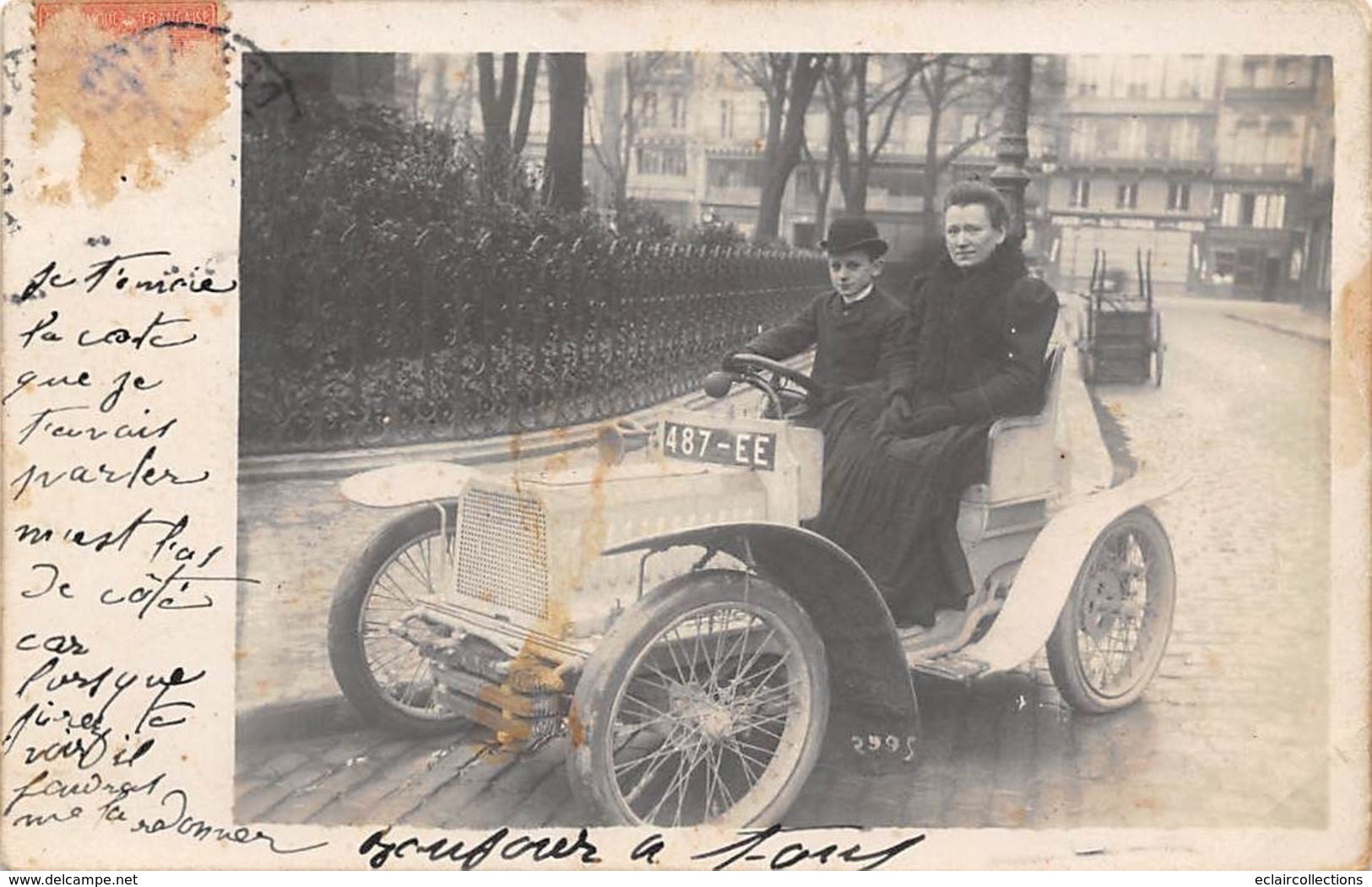 Thème  Automobile   Voiture Citroën ... Paris . Photo (voir Scan) - PKW