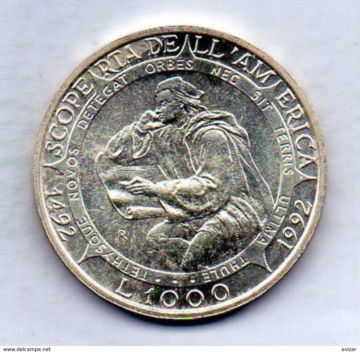 SAN MARINO, 1.000 Lire, Silver, Year 1992, KM #287 - San Marino