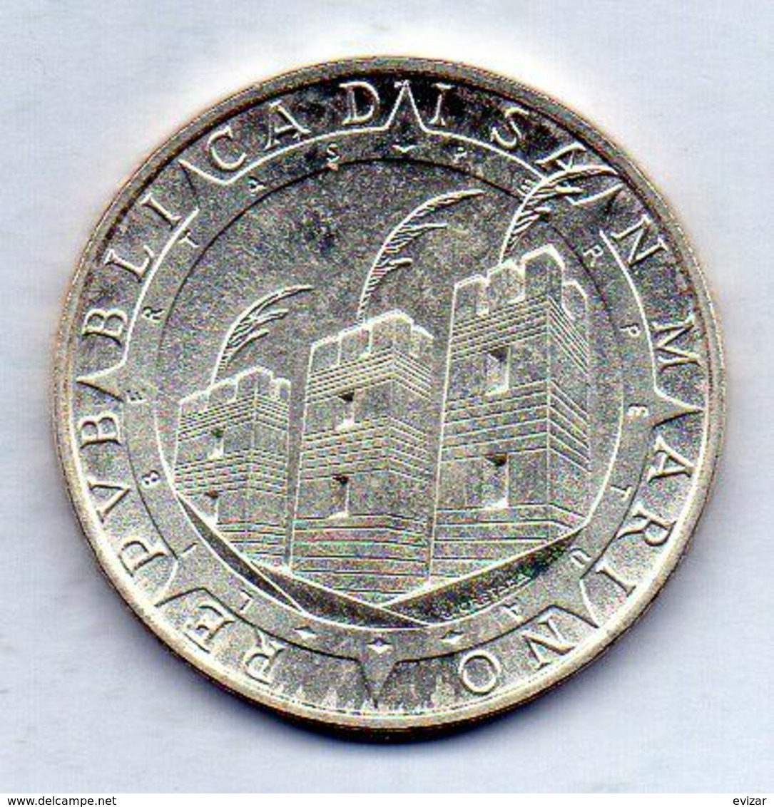 SAN MARINO, 1.000 Lire, Silver, Year 1992, KM #287 - San Marino