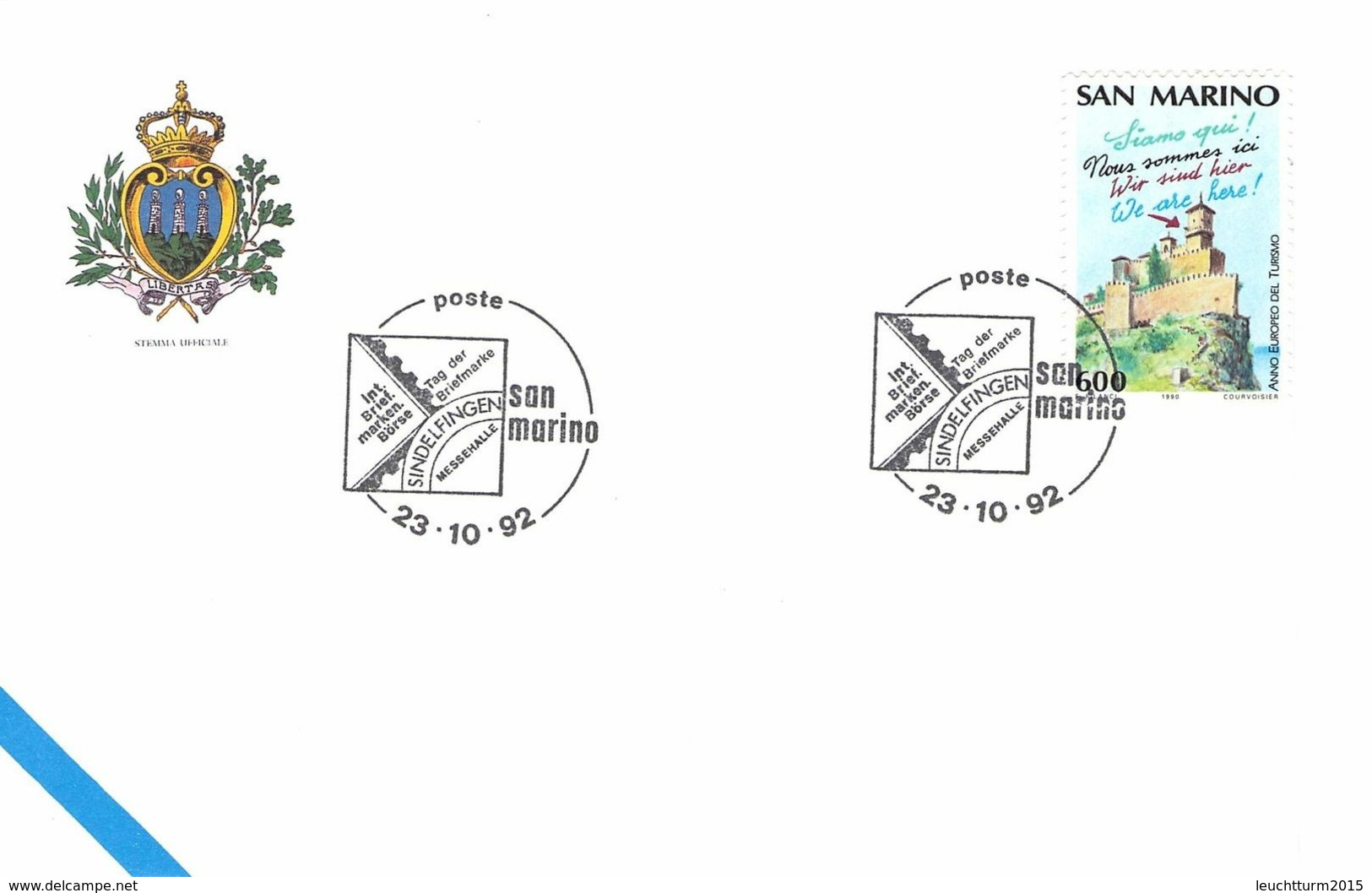 SAN MARINO - COVER 800L 1992 //ak896 - Briefe U. Dokumente