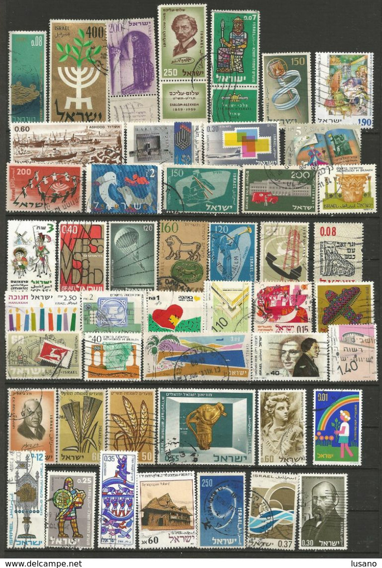 Israël - Petite Collection D'oblitérés + Lot De Timbres Neufs (* Ou **) Avec Doublons - Sammlungen (ohne Album)