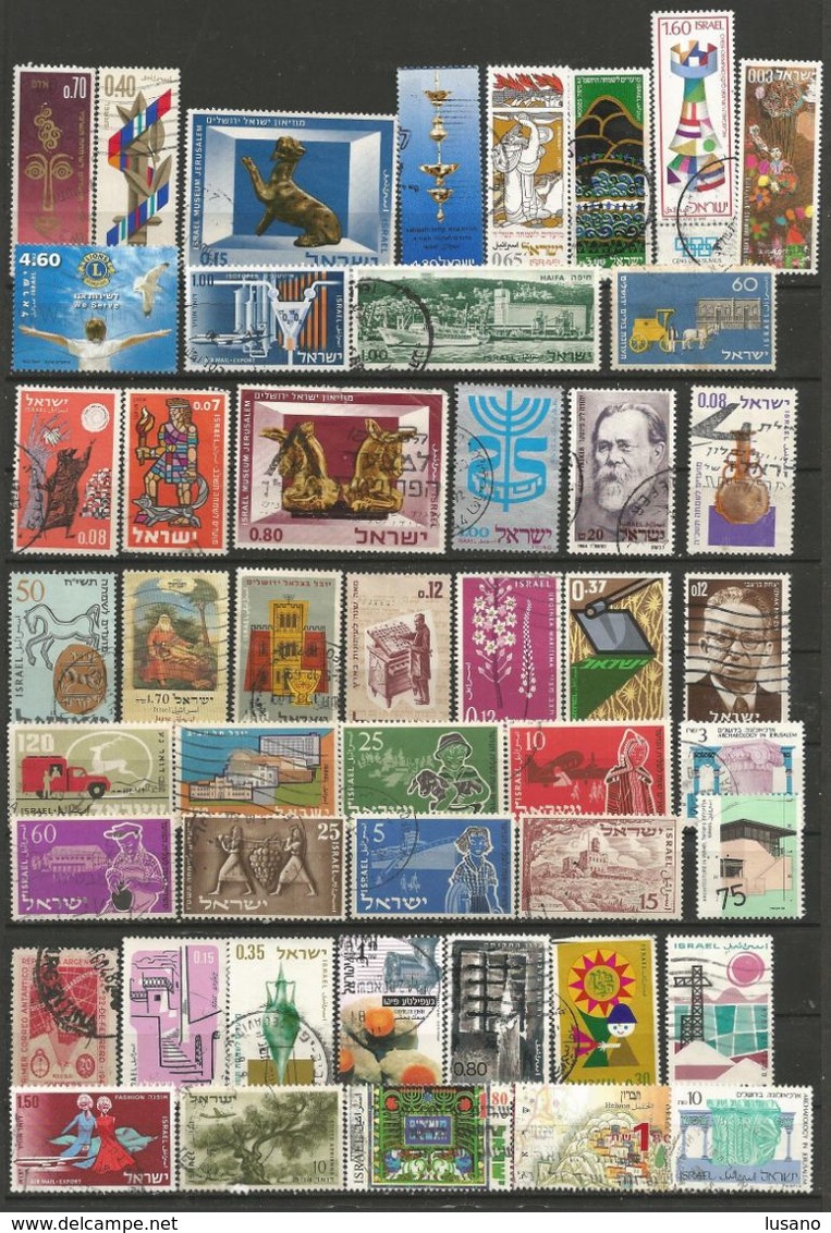 Israël - Petite Collection D'oblitérés + Lot De Timbres Neufs (* Ou **) Avec Doublons - Sammlungen (ohne Album)