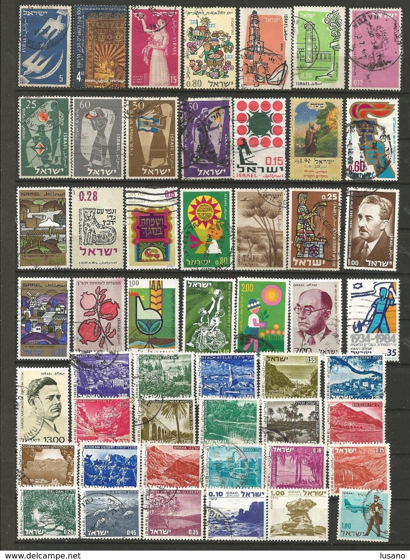 Israël - Petite Collection D'oblitérés + Lot De Timbres Neufs (* Ou **) Avec Doublons - Sammlungen (ohne Album)