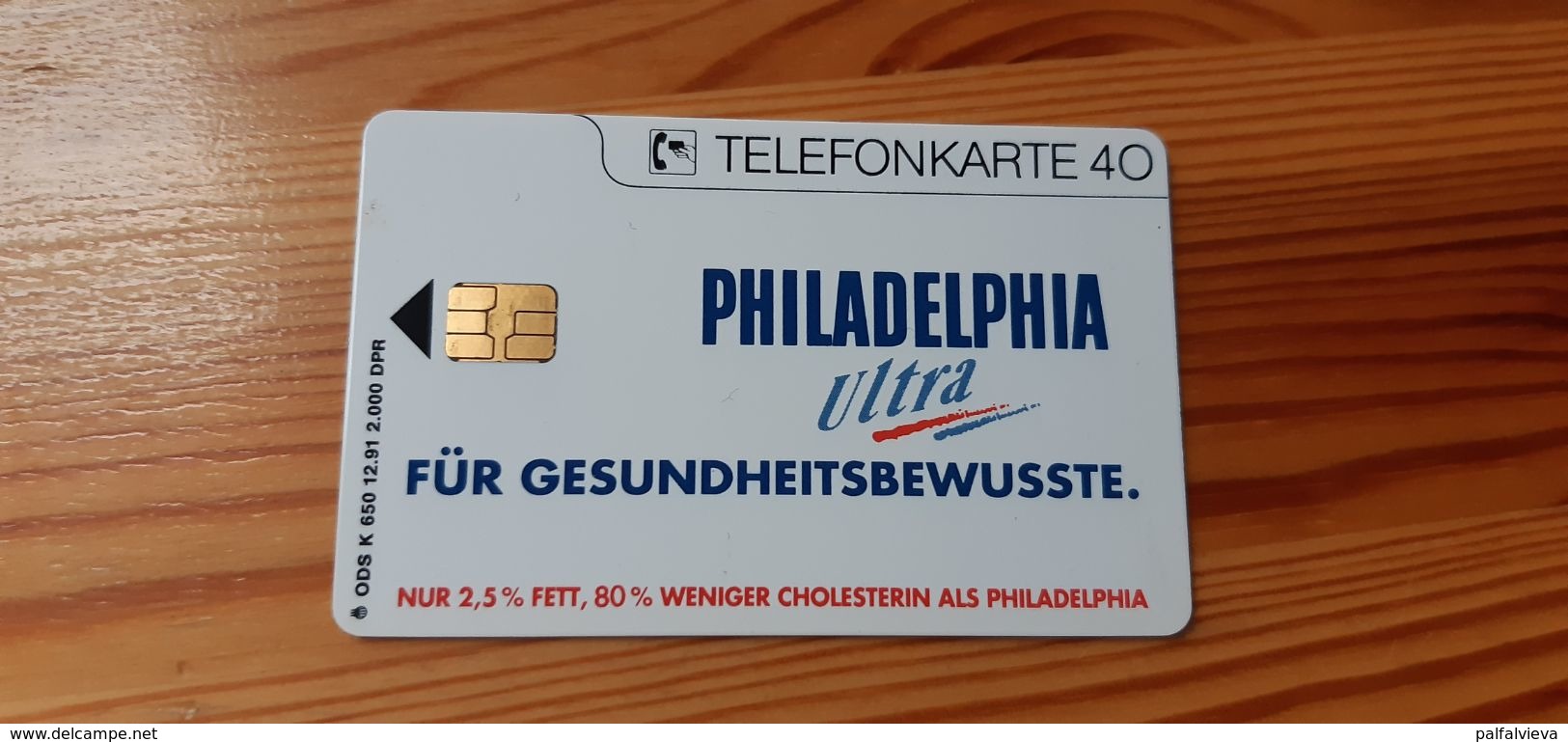 Phonecard Germany K 650 12.91. Philadelphia, 2.000 Ex MINT - K-Series: Kundenserie