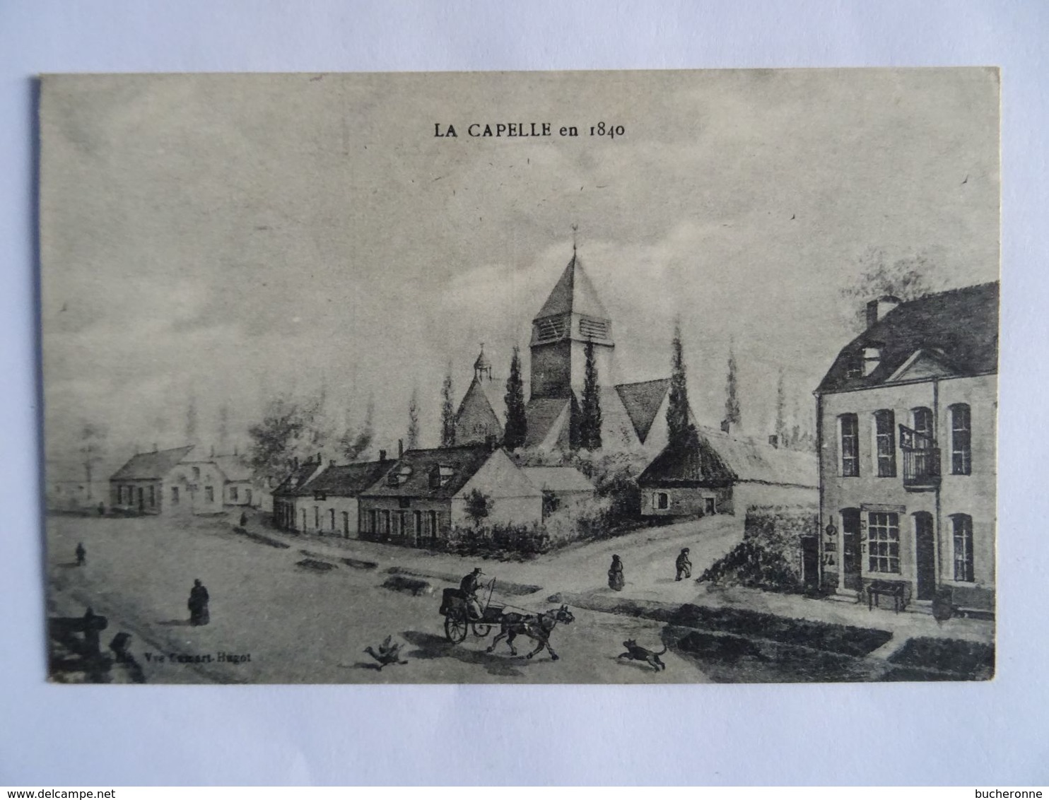 CPA  02  LA CAPELLE En 1840 écrite En 1897  TBE - Otros & Sin Clasificación