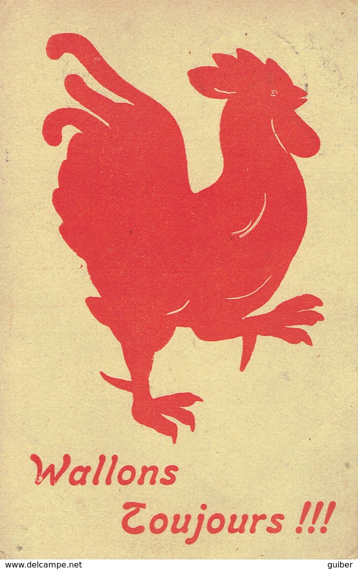 Wallons Toujours !!! Coq Wallon J.M. Edit Brux. 1914  Paulus? - Ohne Zuordnung