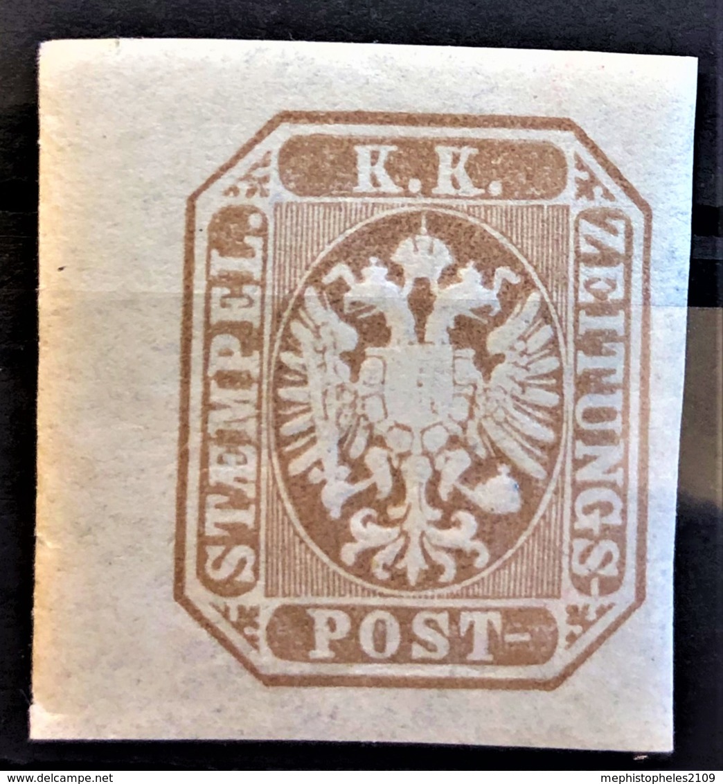 AUSTRIA 1863 - MLH - ANK 29N. - Neudruck 1894 - Zeitungsmarke - Probe- Und Nachdrucke