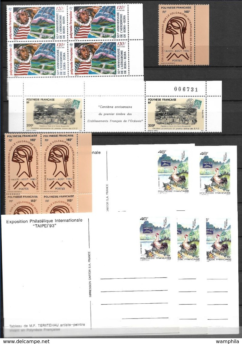 Territoires Français D'outre-mer Un Lot De Timbres Neufs Cote 236€ - Sonstige - Ozeanien