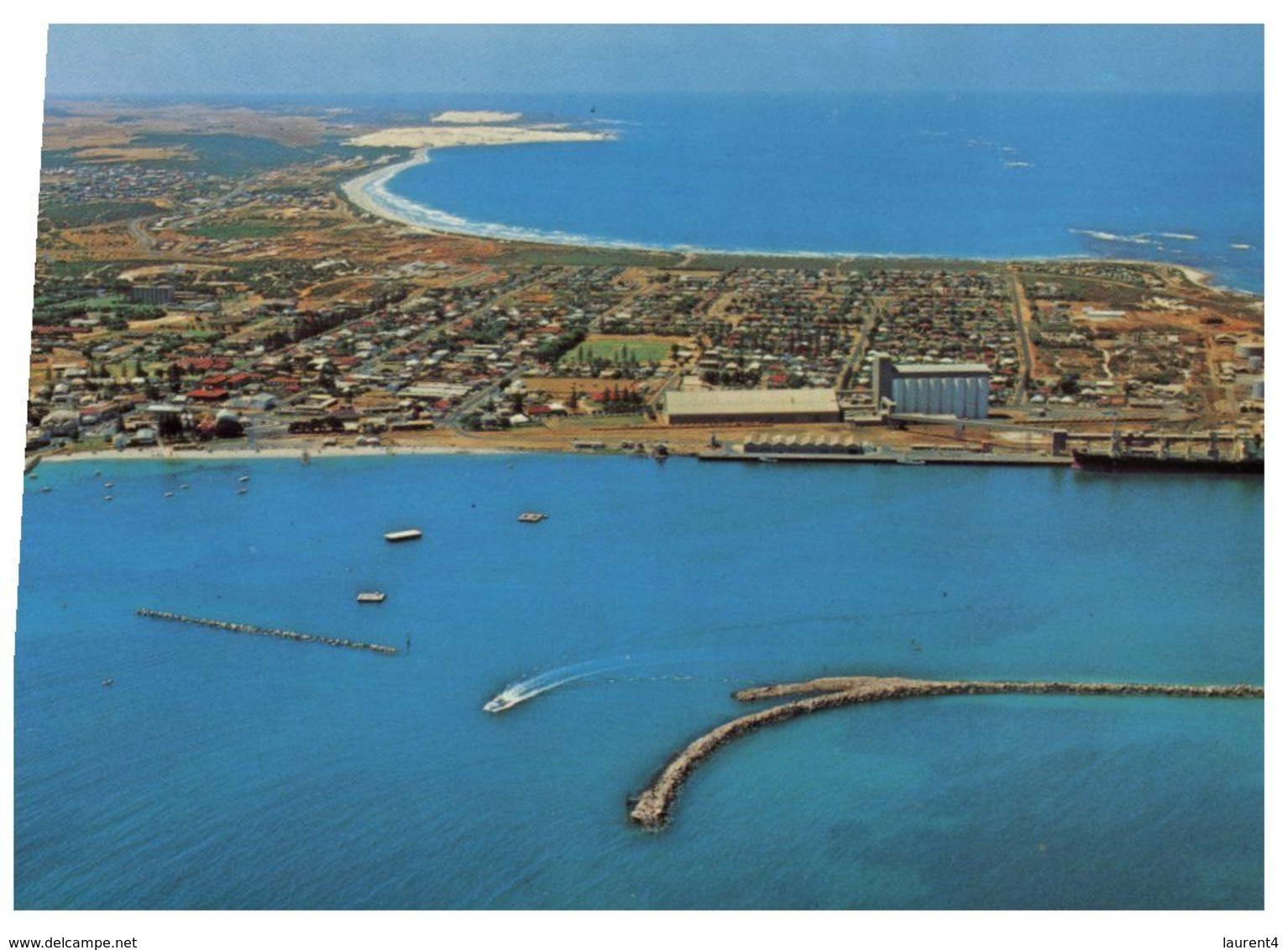 (G 28) Australia - WA - Geraldton Harbour (from The Air) - Geraldton