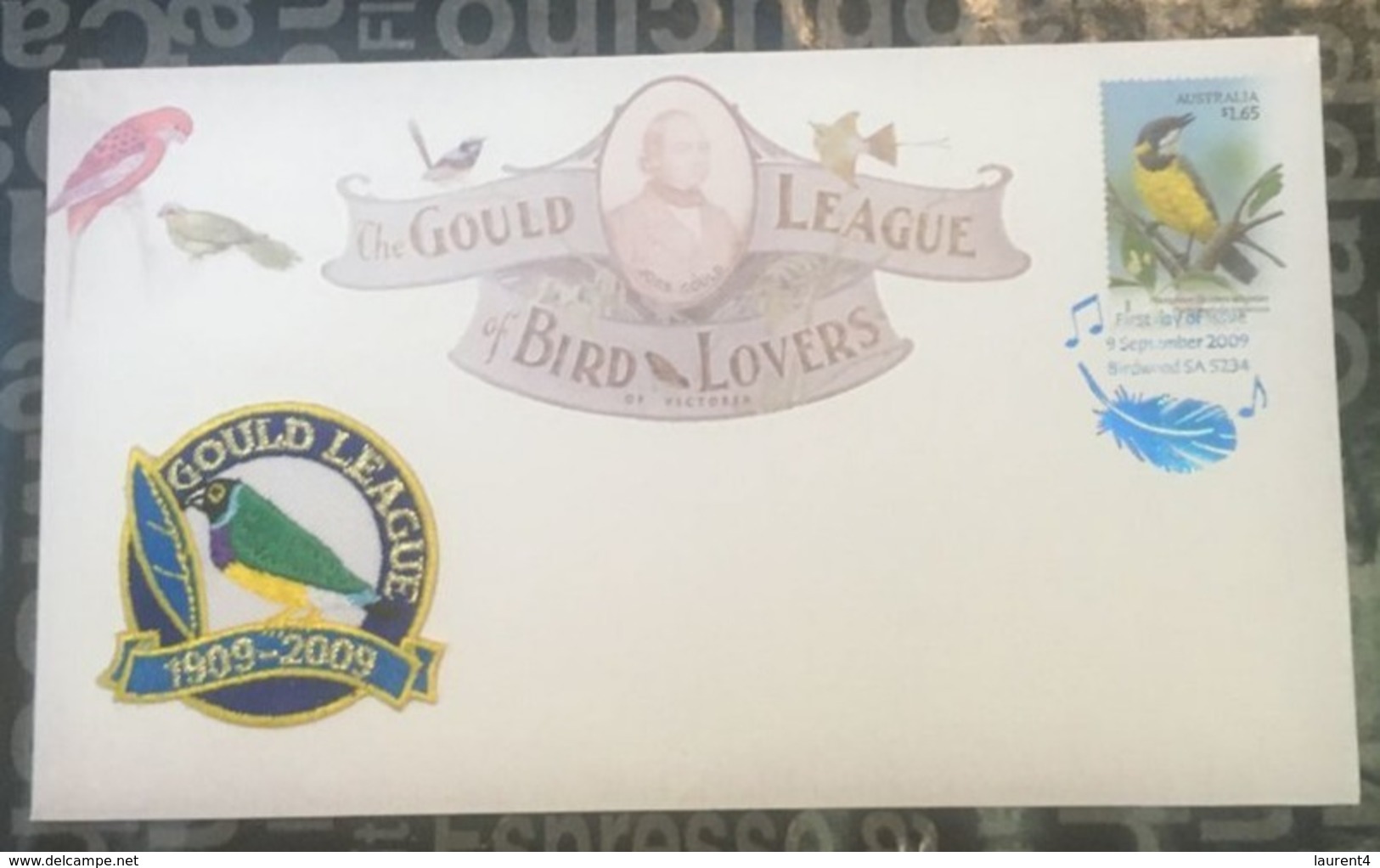 (Special - 4-8-2020) Australia - 2009 - Gould League Of Bird Lovers  - Australia Special Cover (RRP $ 9.95) Nº 00910 - Oblitérations & Flammes