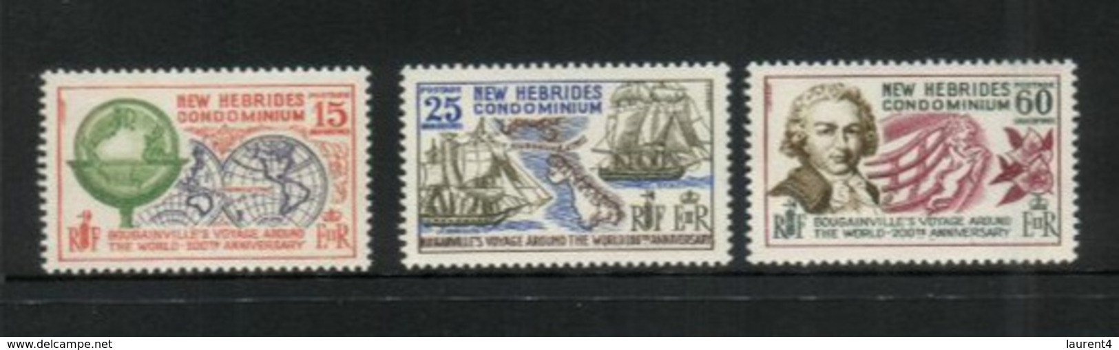 (stamp - 4-8-2020) New Hebrides Islands / Nouvelle Hébrides (Vanuatu) (mint Stamp) 3 Stamps (Bougainville) - Vanuatu (1980-...)