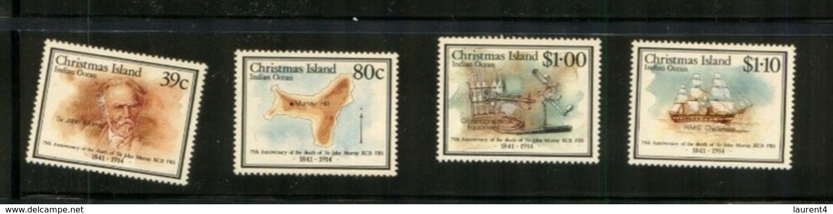 (stamp - 4-8-2020) Christmas Islands (mint Stamp) 4 Stamps / 1841 - 1914 - Christmas Island
