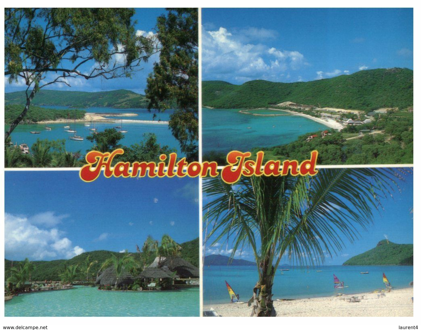 (G 30) Australia - QLD - Hamilton Island  (with Stamp) - Great Barrier Reef