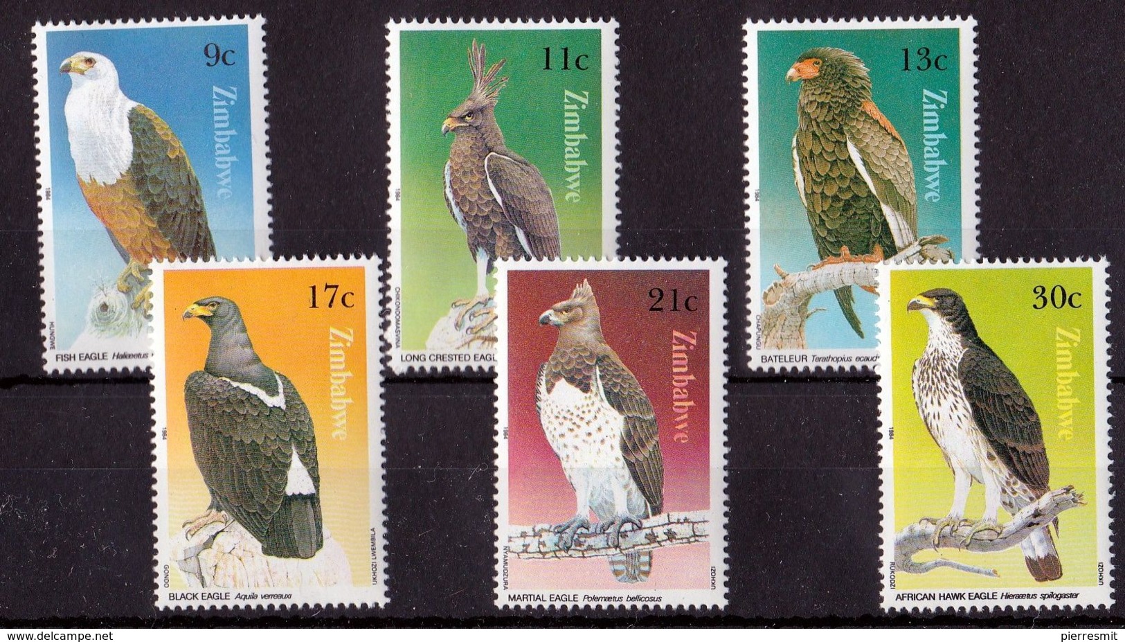 Zimbabwe - UMM Birds Of Prey 1984 - Zimbabwe (1980-...)