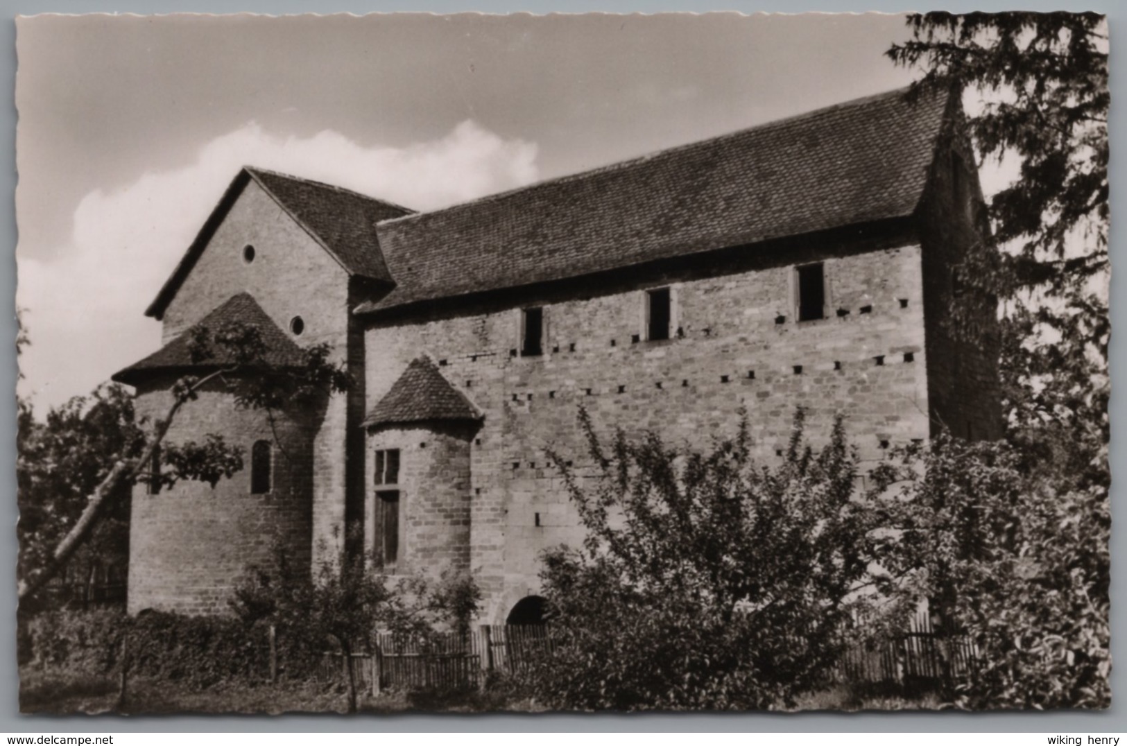 Michelstadt Steinbach - S/w Einharts Basilika 2 - Michelstadt