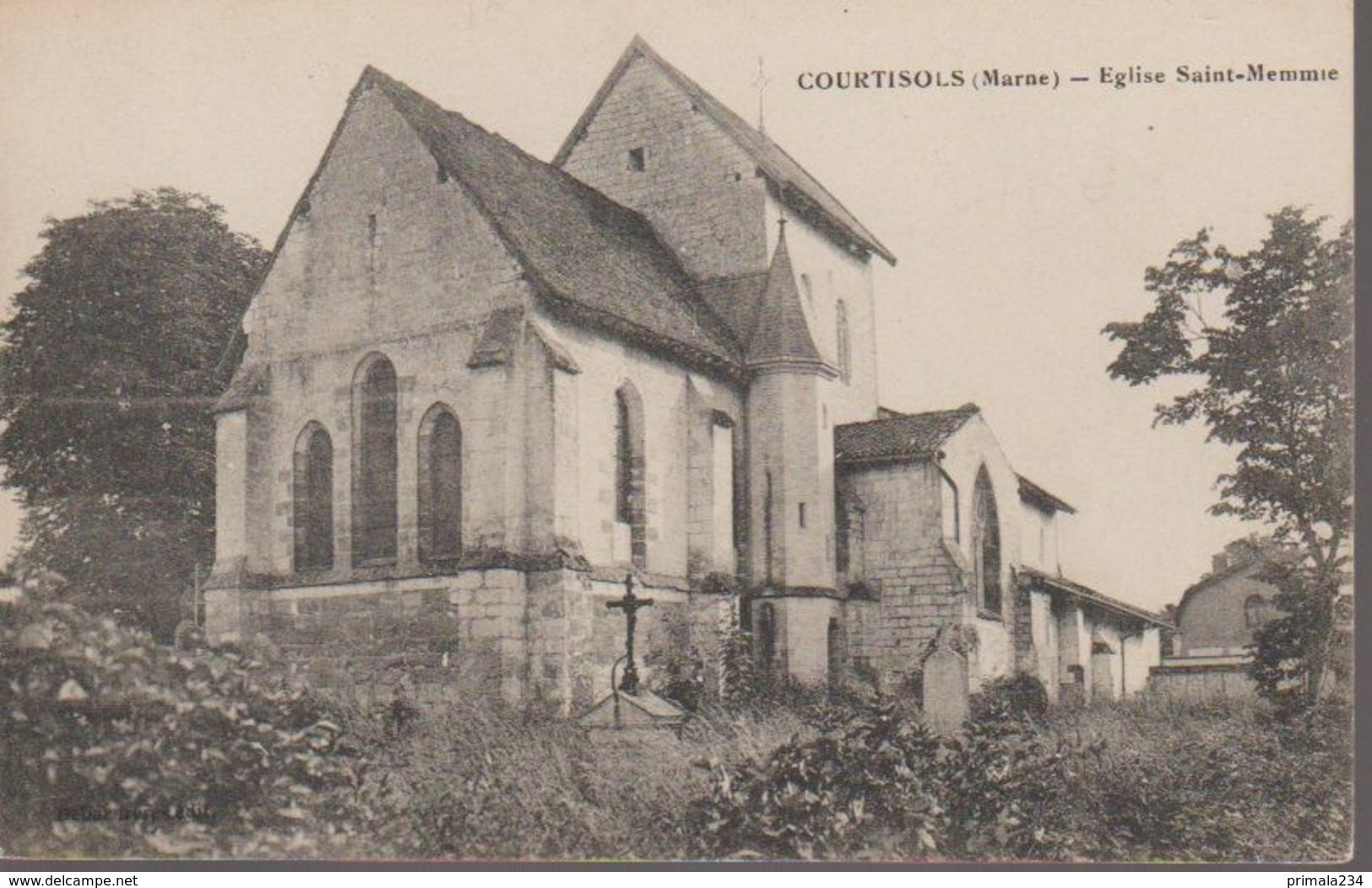 COURTISOLS - EGLISE ST MEMMIE - Courtisols