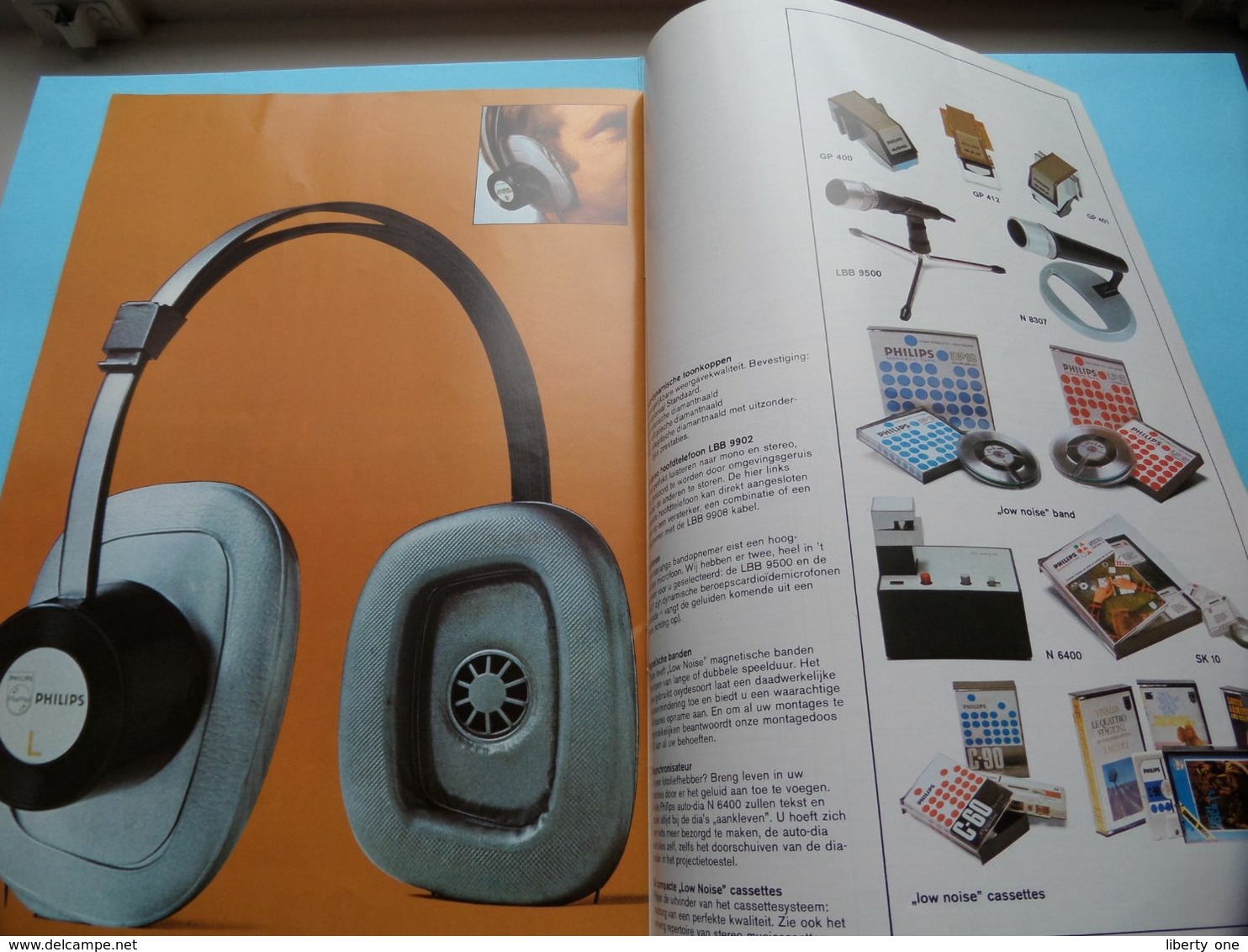PHILIPS Stereo en Hi-Fi : een belofte voor Uw Woning ( TUNER - VERSTERKER ) Brochure ( zie foto's van enkele pagina ) !