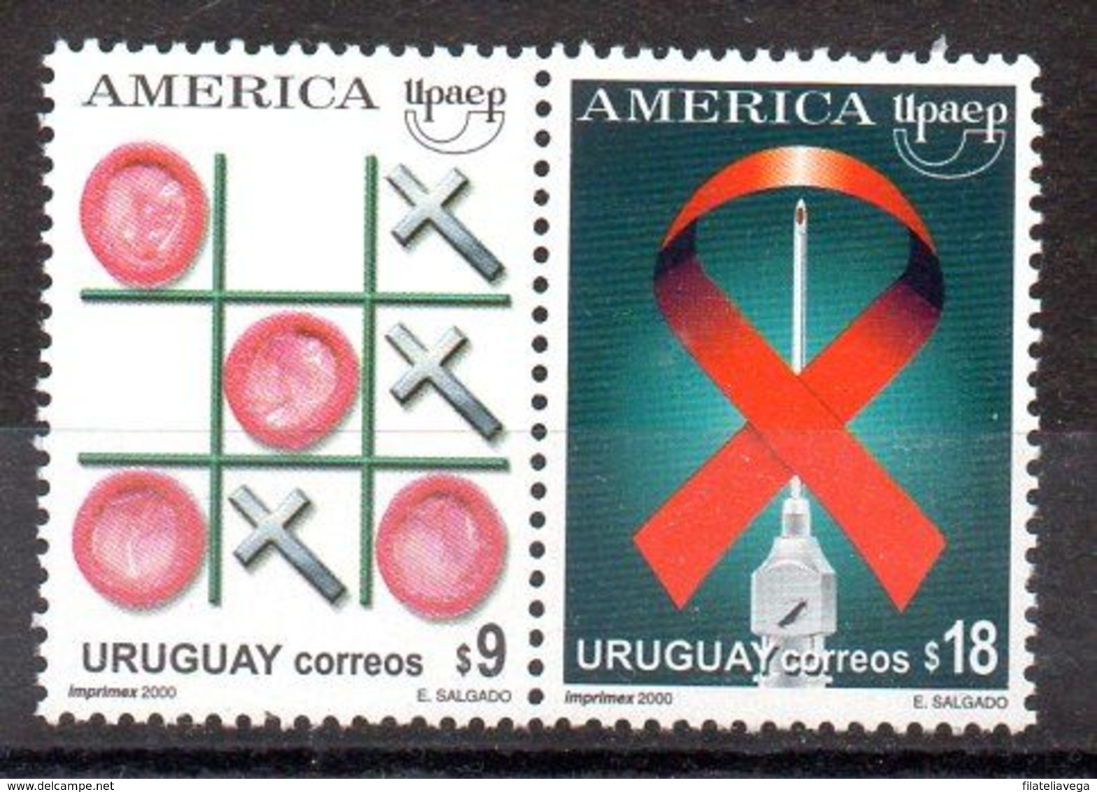 Serie De Uruguay Nº Yvert 1925/26 ** UPAEP - Uruguay